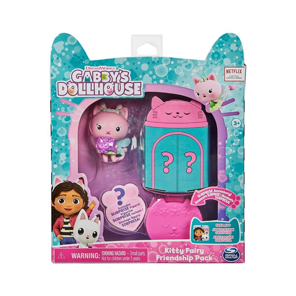 商品Gabbys Dollhouse|DreamWorks Gabby’s Dollhouse, Friendship Pack with Kitty Fairy, Surprise Figure and Accessory,价格¥74,第4张图片详细描述