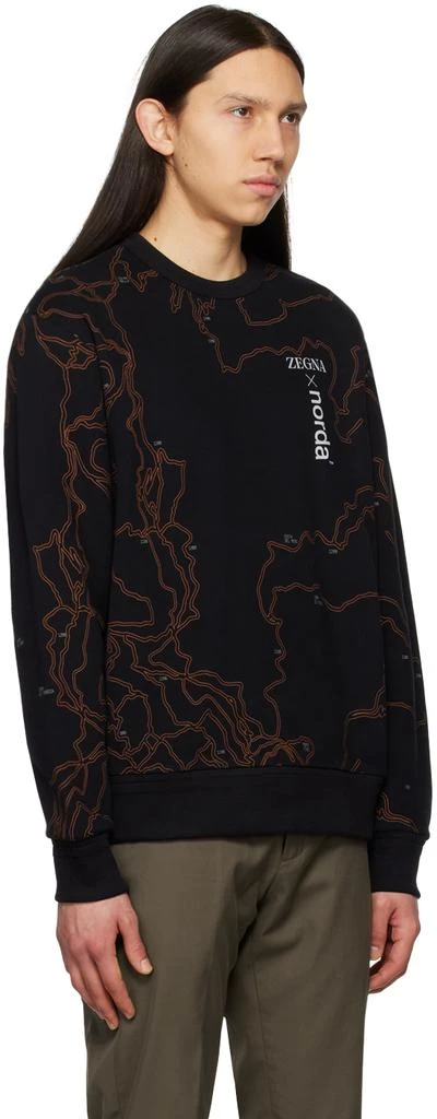 商品Zegna|Black norda Edition Sweatshirt,价格¥2248,第2张图片详细描述