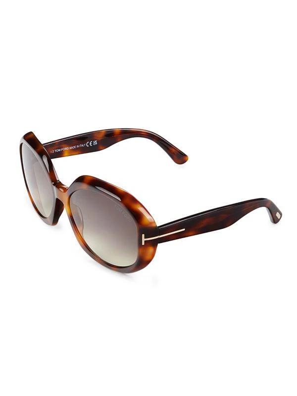 商品Tom Ford|62MM Butterfly Sunglasses,价格¥1433,第2张图片详细描述