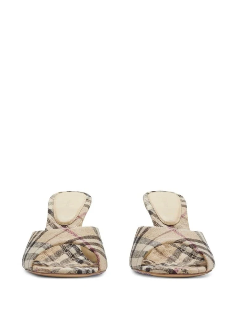 Plaid Pattern Stiletto Sandals 商品
