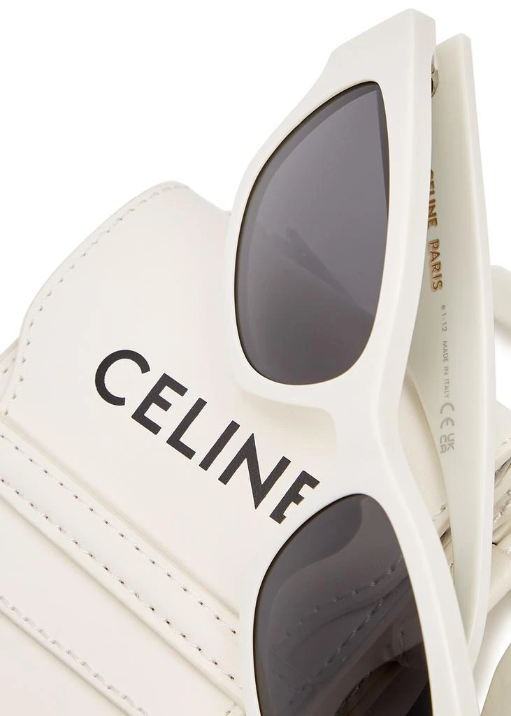 商品Celine|White square-frame sunglasses,价格¥2548,第5张图片详细描述