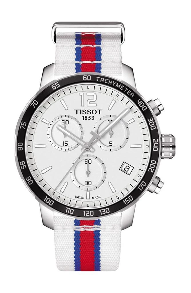 商品Tissot|天梭 时捷系列 NBA球队款 洛杉矶快船队 男士石英手表 T0954171703733,价格¥1415,第1张图片