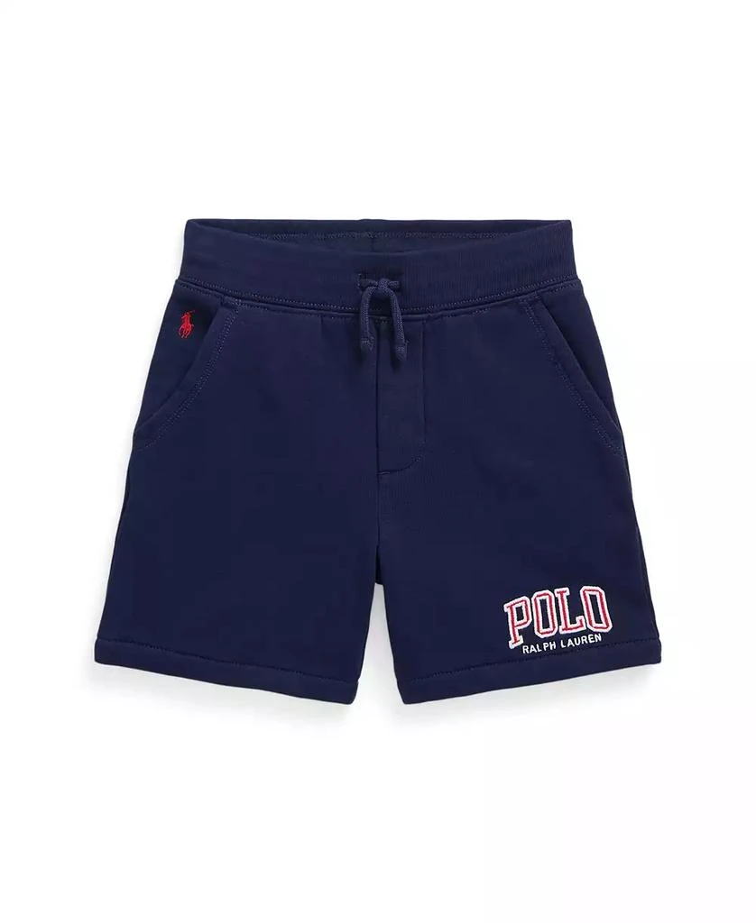 商品Ralph Lauren|Toddler and Little Boys Logo Fleece Short,价格¥392,第1张图片