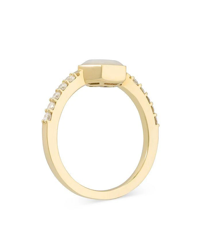 商品Miseno Jewelry|18K Yellow Gold Baia Sommersa Mother of Pearl & Diamond Accent Ring,价格¥21932,第2张图片详细描述