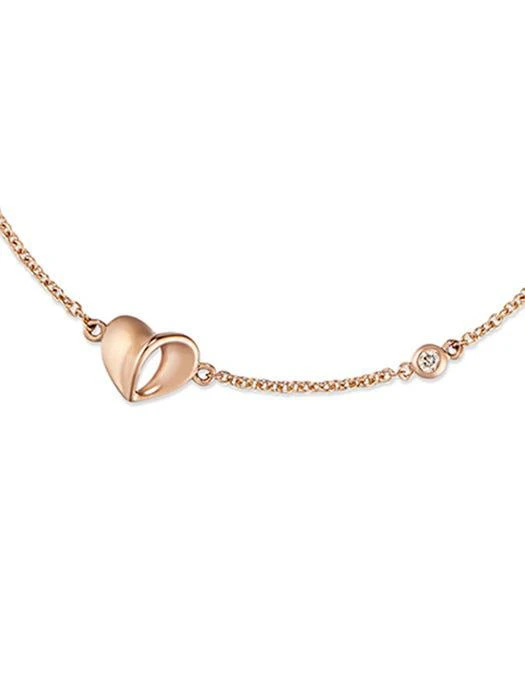 商品hyeres-lor|Petitlor 14K Heart Bracelet,价格¥1898,第2张图片详细描述