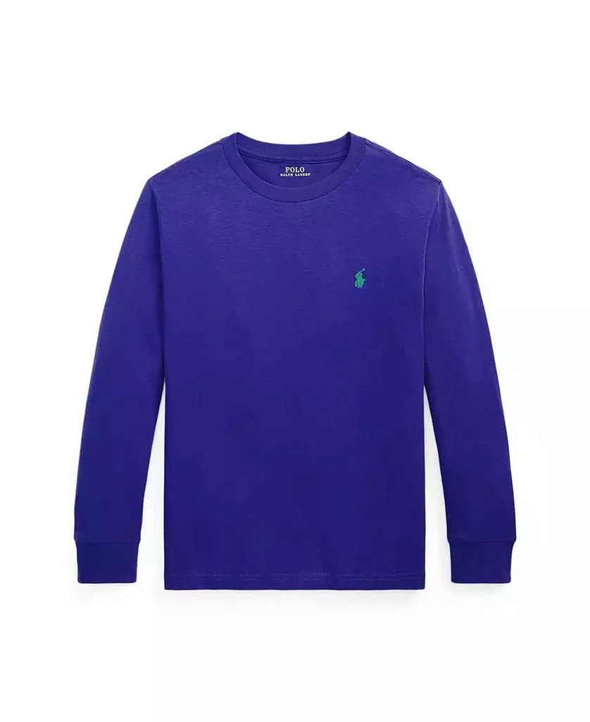 商品Ralph Lauren|Big Boys Cotton Jersey Long-Sleeve T-shirts,价格¥198,第1张图片