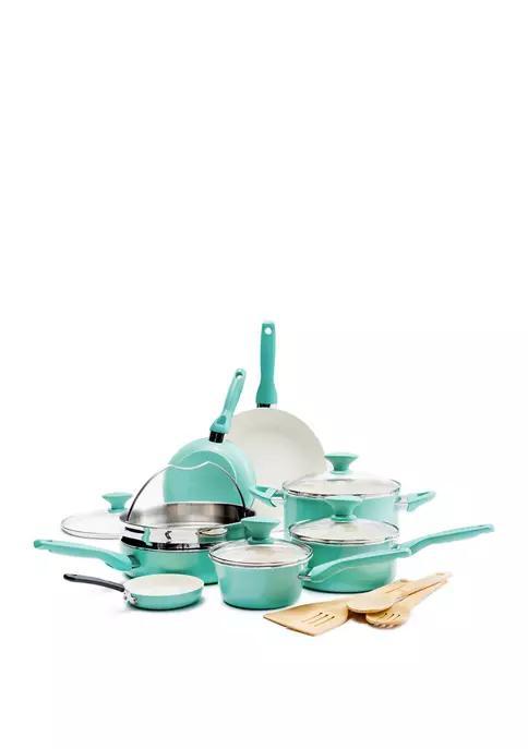 商品Greenpan|Rio 16 Piece Ceramic Cookware Set,价格¥1006,第1张图片