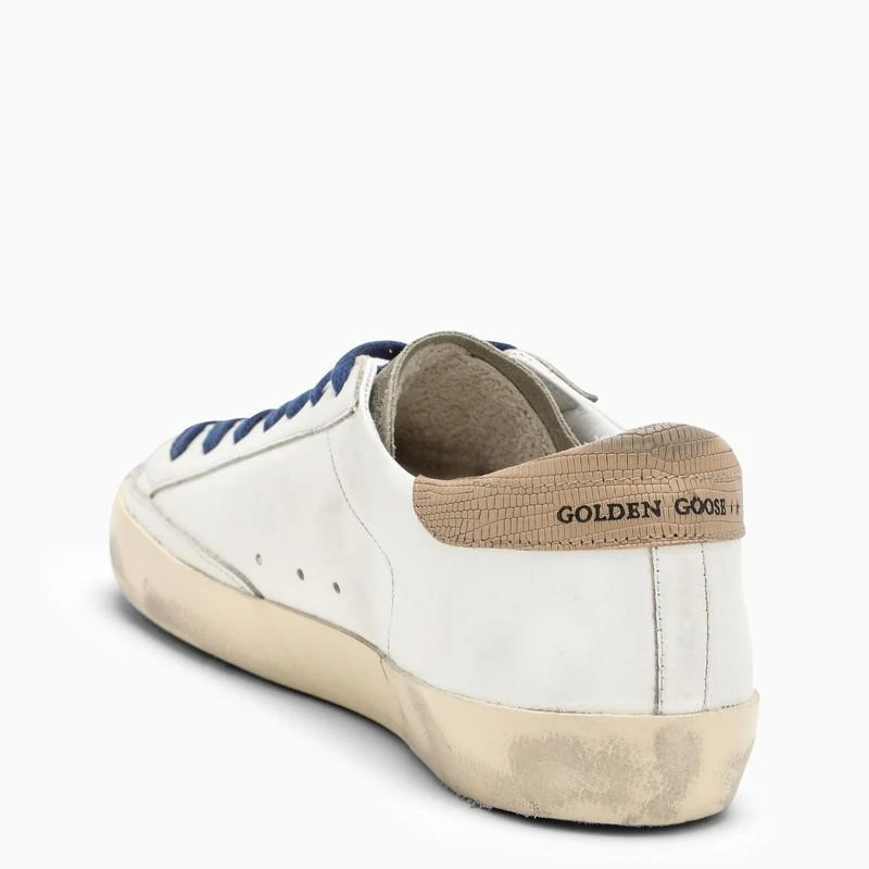 商品Golden Goose|White/taupe/black Super-star low sneakers,价格¥3610,第4张图片详细描述