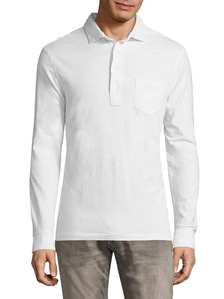 商品Ralph Lauren|Supima Cotton Jersey Popover Shirt,价格¥937,第1张图片