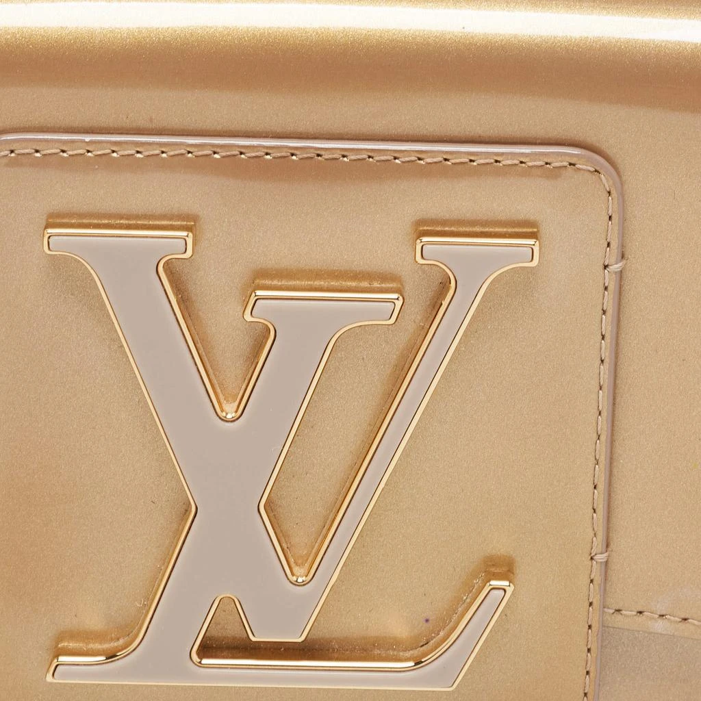 商品[二手商品] Louis Vuitton|Louis Vuitton Beige Poudre Leather Vernis Sobe Clutch,价格¥5311,第5张图片详细描述