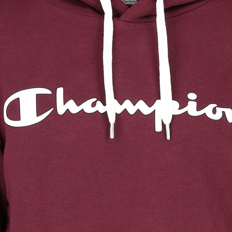 Champion 男士深红色连帽卫衣 212680-VS507商品第2张图片规格展示