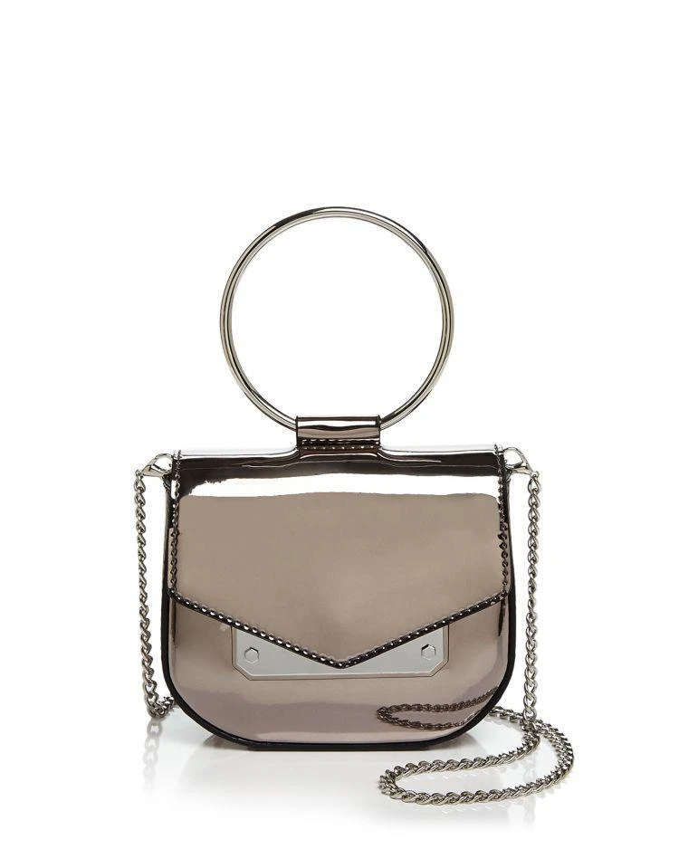 商品Nasty Gal|圆环真皮金属色斜挎包,价格¥434,第1张图片