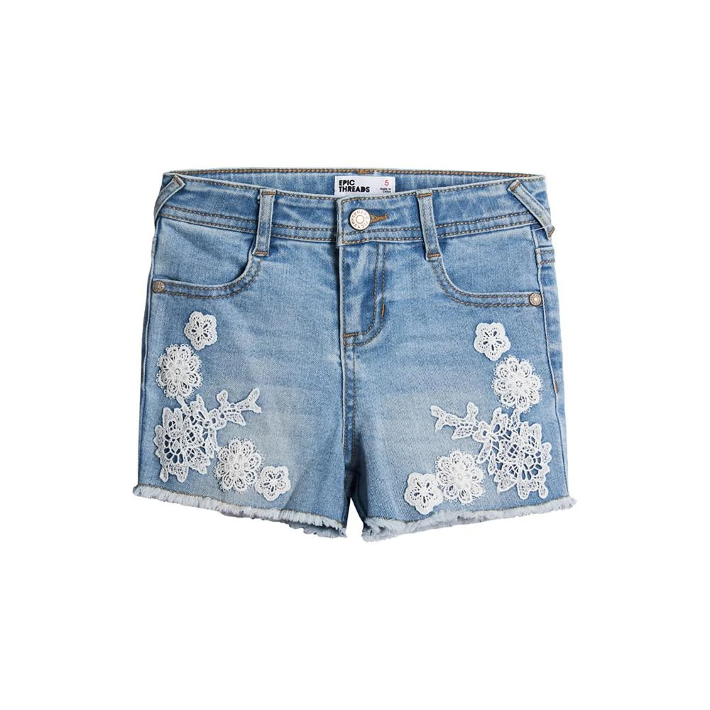 商品Epic Threads|Little Girls Denim Shorts, Created For Macy's,价格¥97,第3张图片详细描述