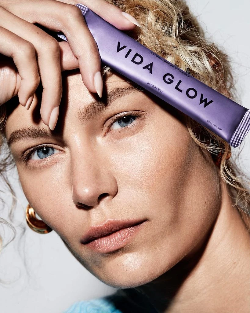 商品Vida Glow|Blueberry Marine Collagen, 30 Servings,价格¥387,第4张图片详细描述