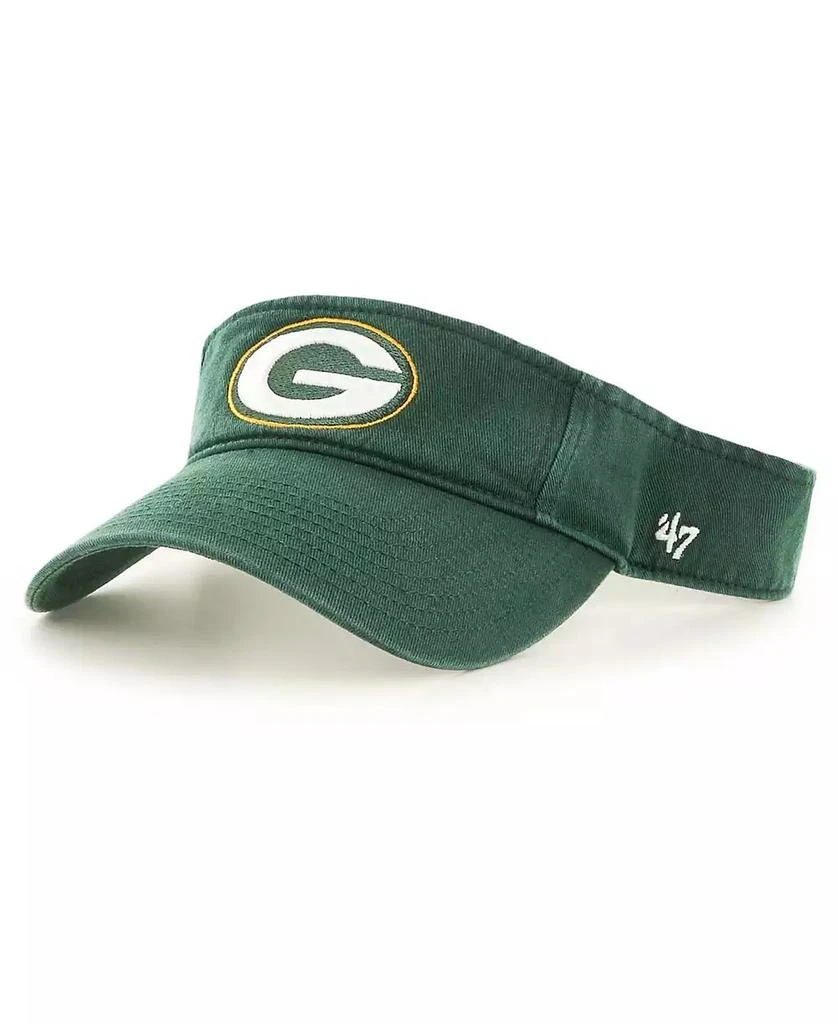 商品47 Brand|Men's Green Green Bay Packers Clean Up Visor,价格¥225,第1张图片