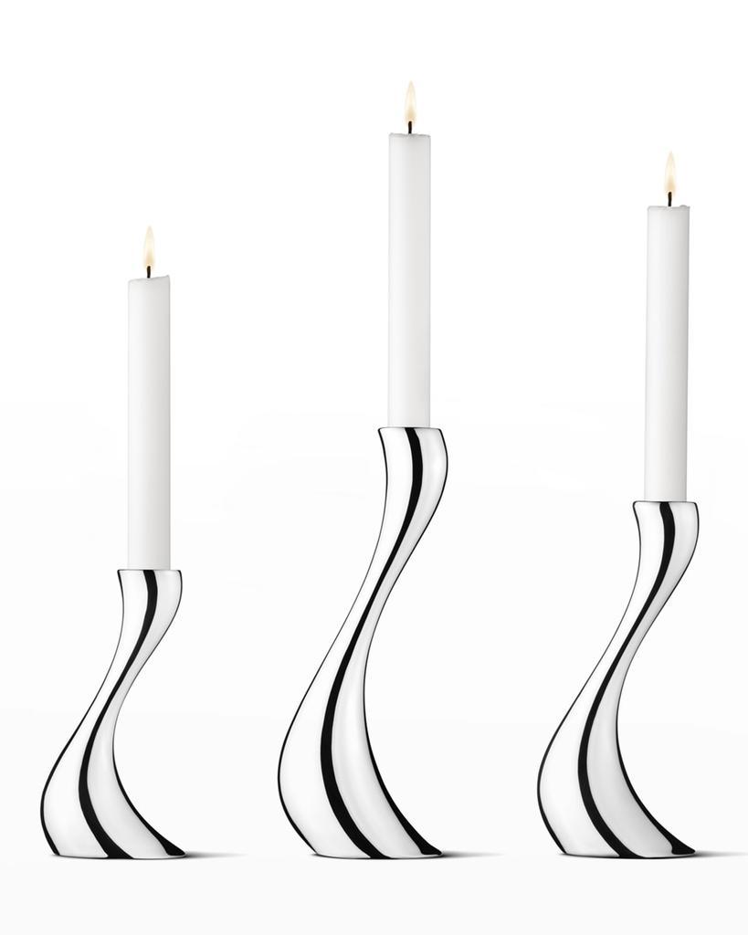 商品Georg Jensen|Cobra Candleholders, 3-Piece Set,价格¥1479,第1张图片