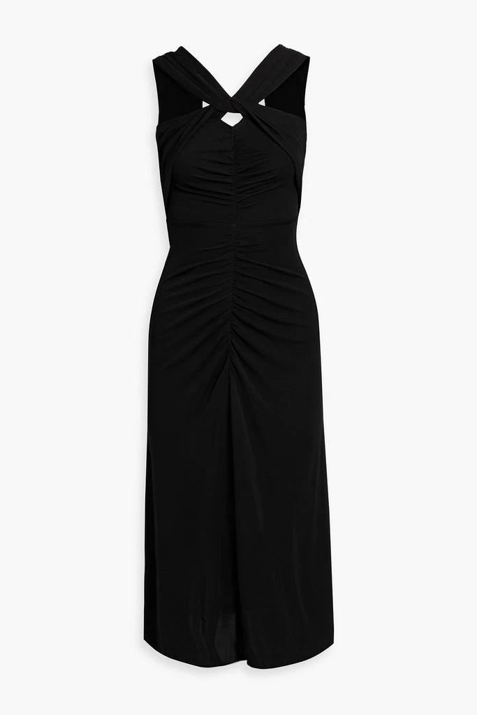 商品Diane von Furstenberg|Neely twisted jersey midi dress,价格¥1205,第1张图片
