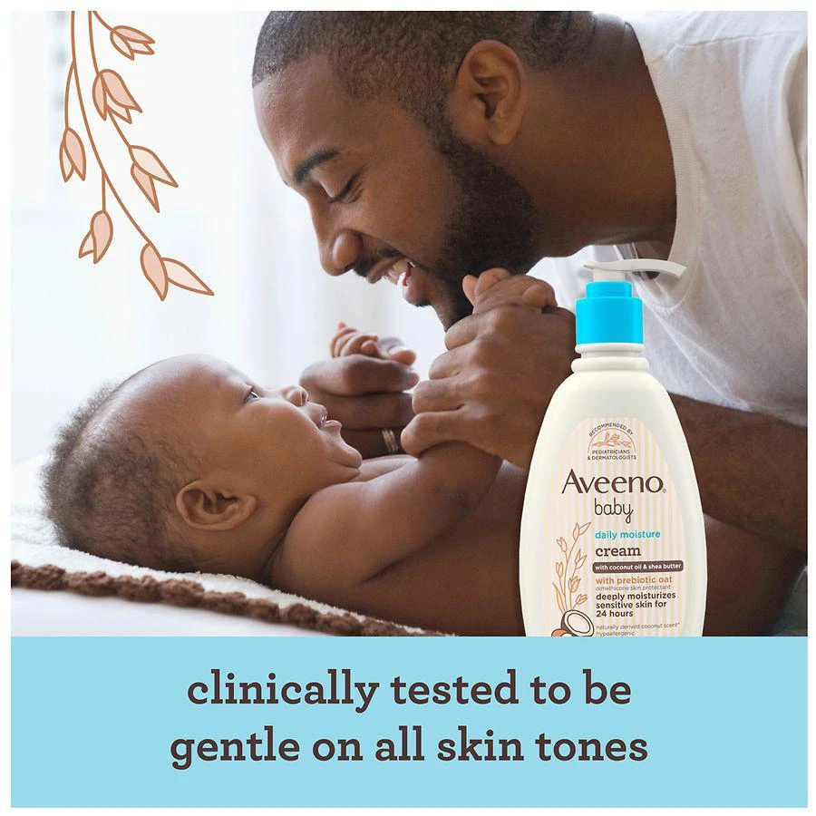 商品Aveeno|Baby Daily Moisturizing Cream with Prebiotic Oat,价格¥90,第5张图片详细描述