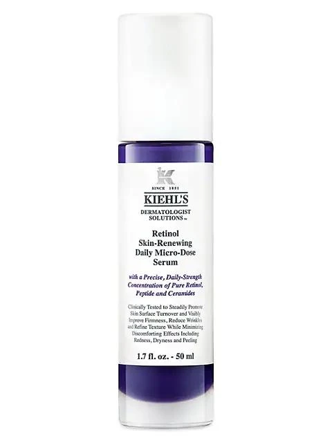 商品Kiehl's|Micro-Dose Anti-Aging Retinol Serum With Ceramides And Peptide,价格¥485,第2张图片详细描述