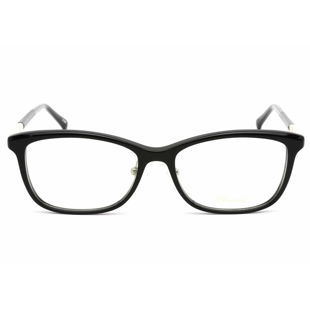 商品Chopard|Chopard Women's Eyeglasses - Black Rectangular Frame Clear Demo Lens | VCHD10J 0700,价格¥1347,第2张图片详细描述
