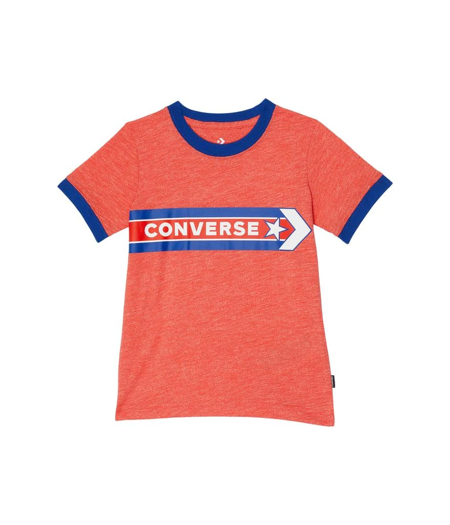 商品Converse|Sport Stripe Ringer Tee (Big Kids),价格¥162,第1张图片