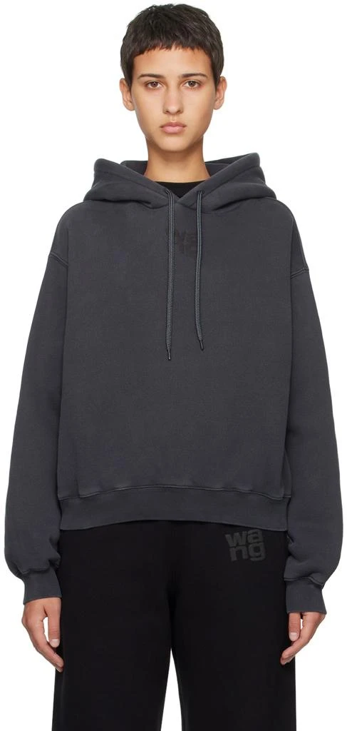 商品Alexander Wang|Gray Puff Hoodie,价格¥1307,第1张图片