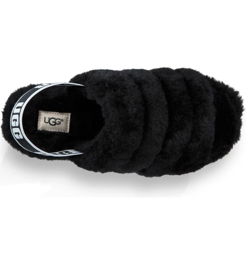 商品UGG|Fluff Yeah Faux Fur Slingback Sandal,价格¥375,第4张图片详细描述