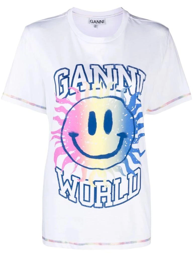 商品Ganni|Smiley t-shirt,价格¥313,第1张图片