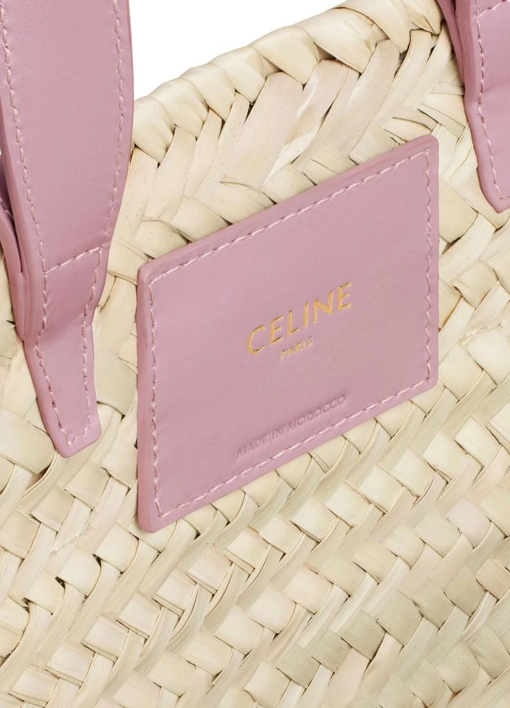 商品Celine|TEEN TRIOMPHE CELINE CLASSIC棕榈叶和牛皮革提篮包,价格¥5813,第4张图片详细描述