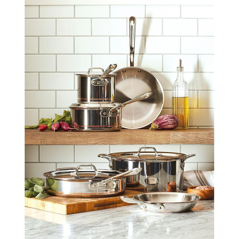 Copper Core 5-Ply Bonded 10-Piece Cookware Set 商品