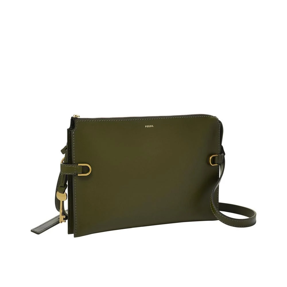 商品Fossil|Women's Kier Cactus Leather Crossbody Bag,价格¥1541,第4张图片详细描述