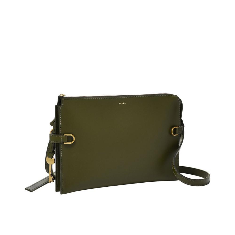 商品Fossil|Women's Kier Cactus Leather Crossbody Bag,价格¥888,第6张图片详细描述