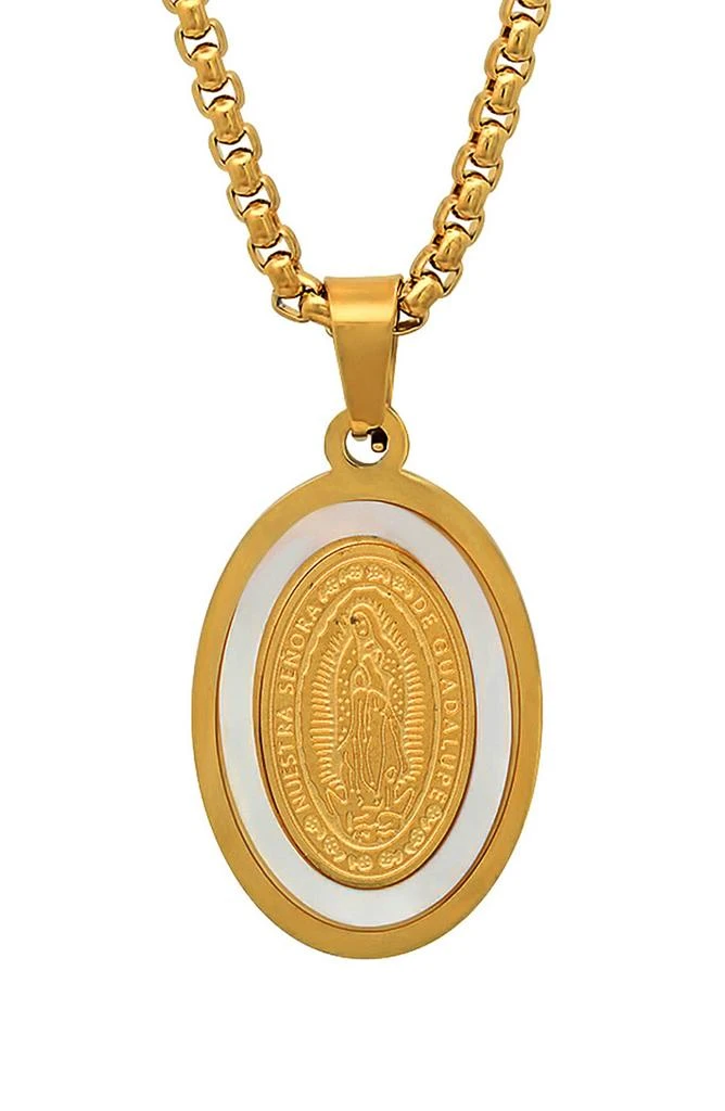 商品HMY JEWELRY|Senora de Guadalupe Pendant Necklace,价格¥153,第2张图片详细描述