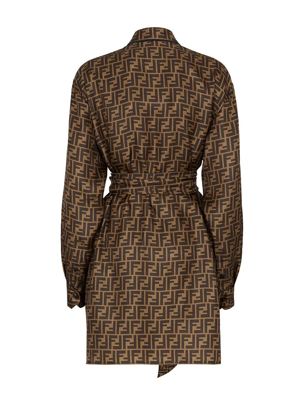 ��商品Fendi|Fendi 女士连衣裙 FDB613A8G3F1440 棕色,价格¥18623,第4张图片详细描述