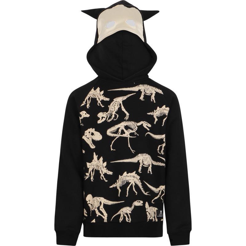 商品Rock Your Baby|Dino design hoodie in black,价格¥762,第1张图片