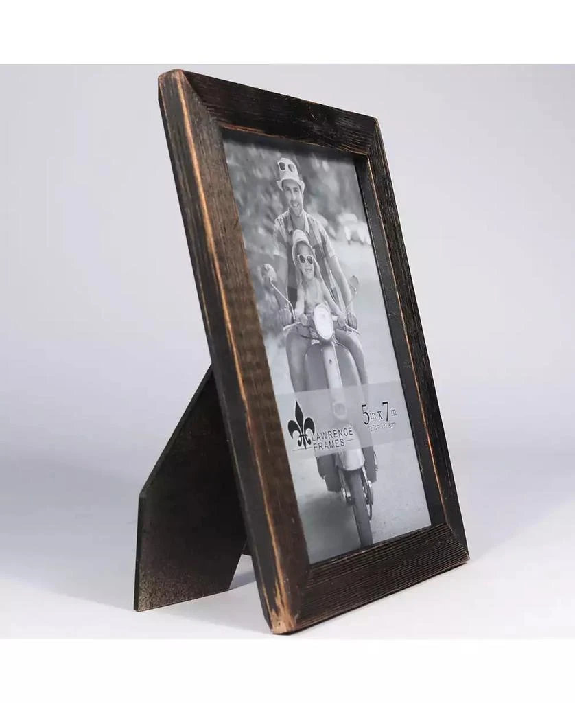 商品Lawrence Frames|Charlotte Weathered Black Wood Picture Frame - 5" x 7",价格¥103,第2张图片详细描述