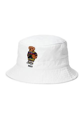 商品Ralph Lauren|Polo Bear Chino Bucket Hat,价格¥512,第1张图片