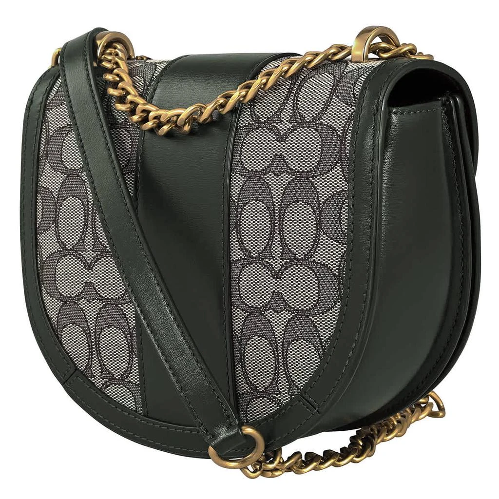 商品Coach|Coach Signature Textile Jacquard Alie Saddle Bag,价格¥1640,第3张图片详细描述