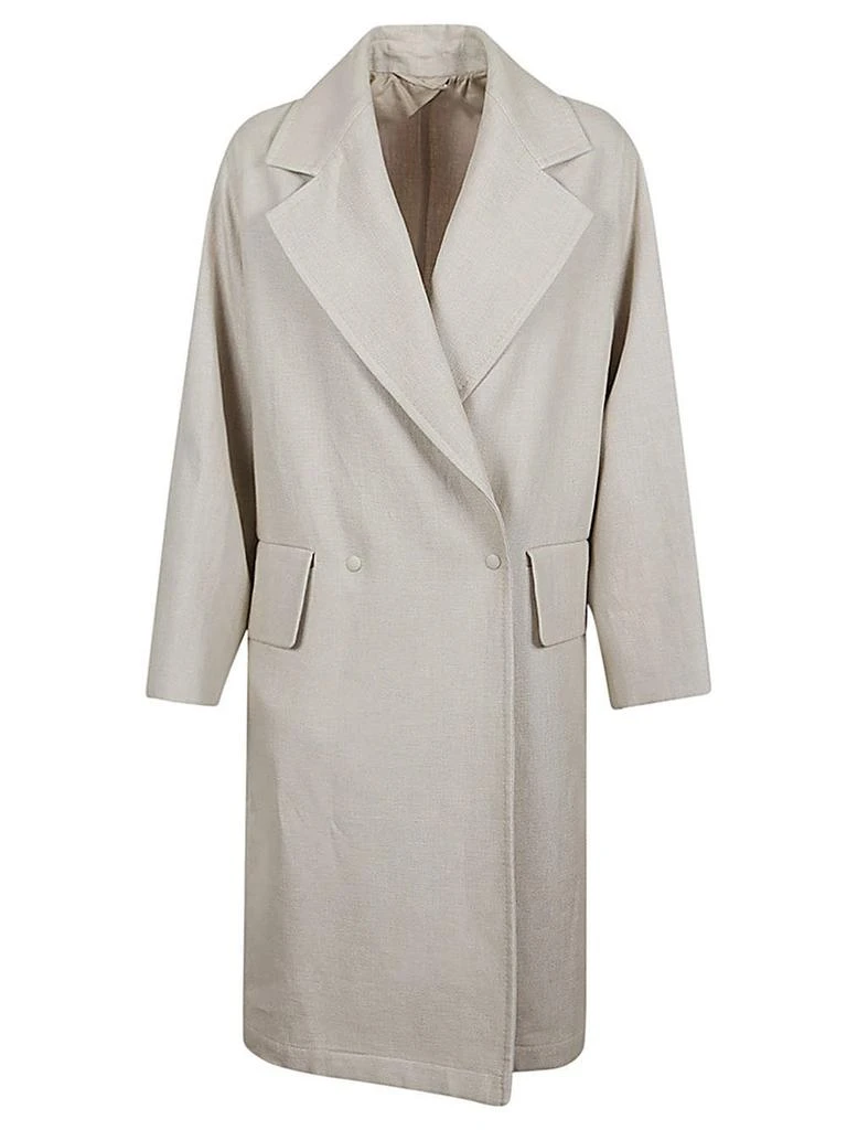 商品Max Mara|Max Mara Double-Breasted Long-Sleeved Coat,价格¥4819,第1张图片