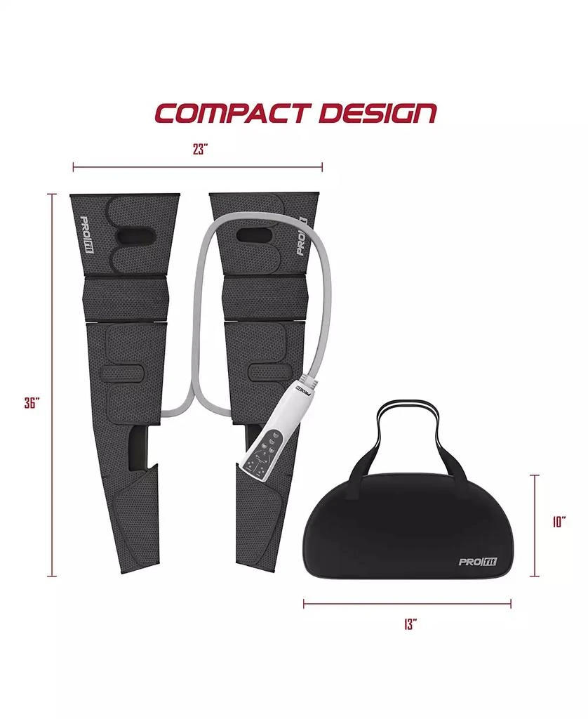 PROfit Leg Compression Foot Massager with Multiple Massage, Intensity, and Heat Levels 商品