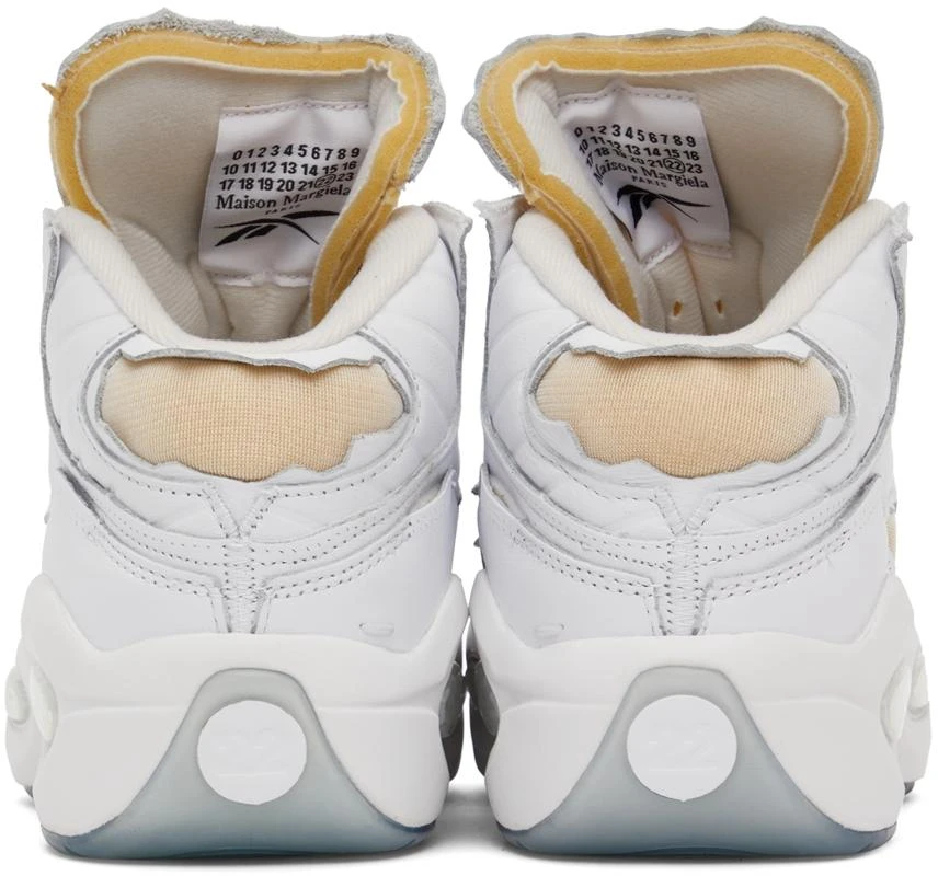 商品MAISON MARGIELA|White Reebok Classics Edition Question Memory Of Sneakers,价格¥2174,第2张图片详细描述