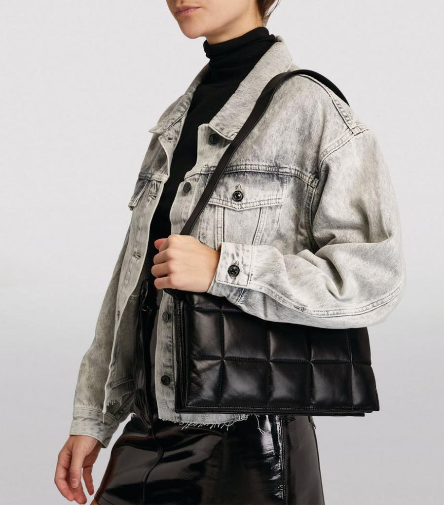 商品ALL SAINTS|Leather Sheringham Quilted Shoulder Bag,价格¥2188,第4张图片详细描述