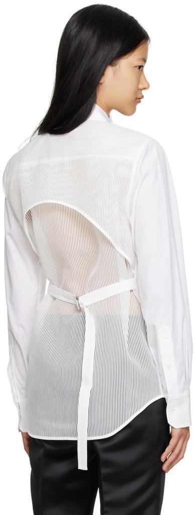 商品Helmut Lang|White Tuxedo Shirt,价格¥2539,第5张图片详细描述