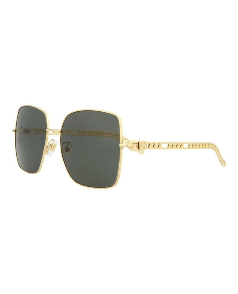 商品Gucci|Square-Frame Metal Sunglasses,价格¥2044,第2张图片详细描述