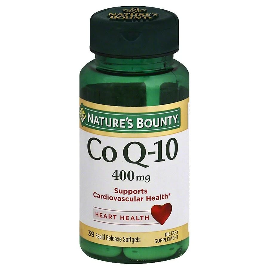 商品Nature's Bounty|Co Q-10辅酶Q10胶囊 400 mg,价格¥492,第1张图片