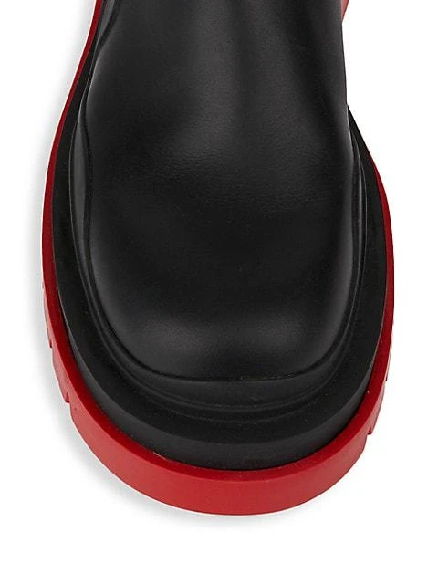 商品Bottega Veneta|Tire Leather Chelsea Boots,价格¥10116,第4张图片详细描述