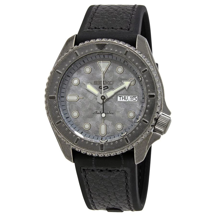 商品Seiko|男士 5Sports系列 运动自动灰色表盘机械手表 SRPE79K1,价格¥1579,第1张图片