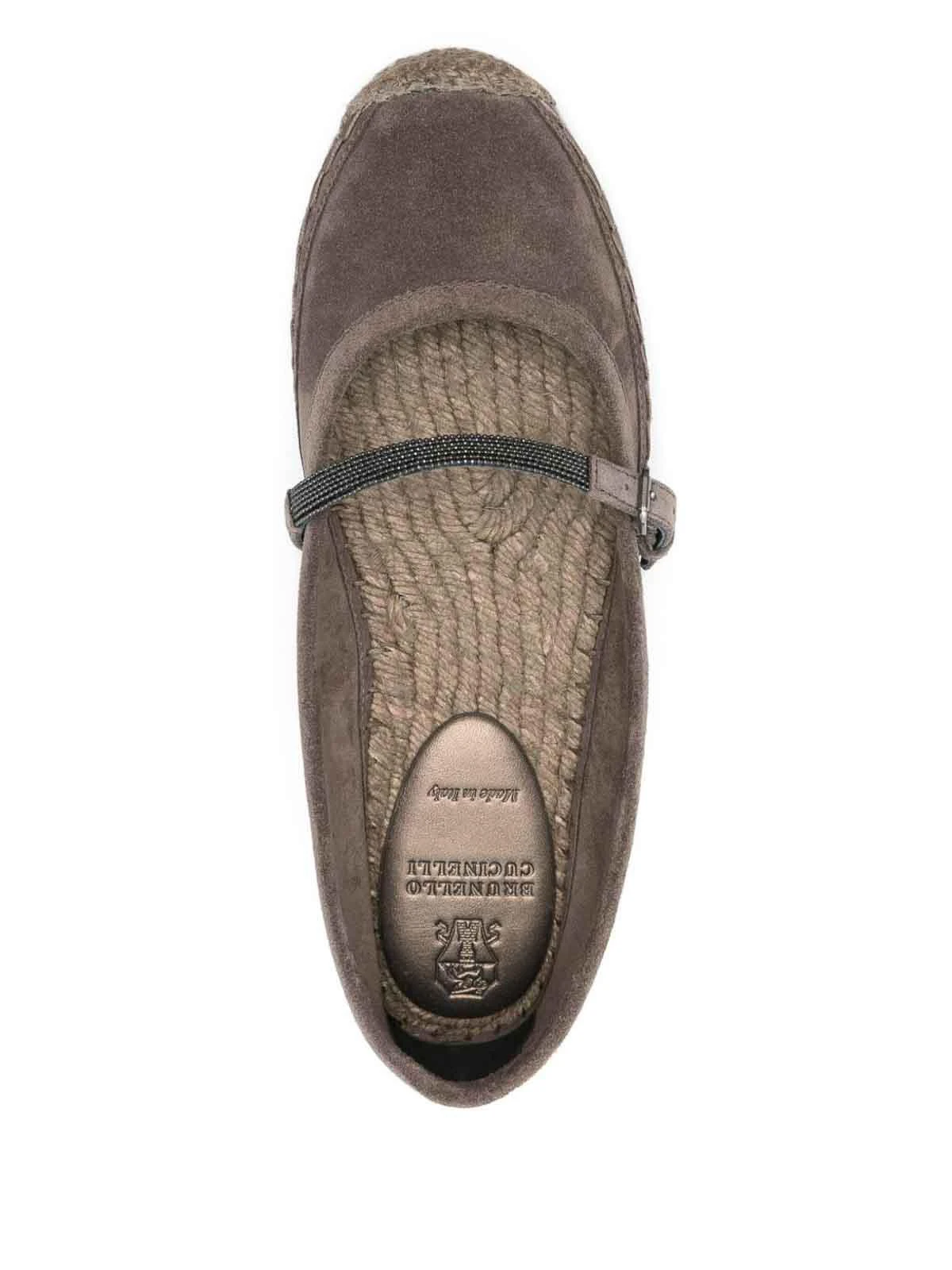 商品Brunello Cucinelli|Brunello Cucinelli 女士休闲鞋 MZSFG2883C8187TAIGA 棕色,价格¥6075,第3张图片详细描述