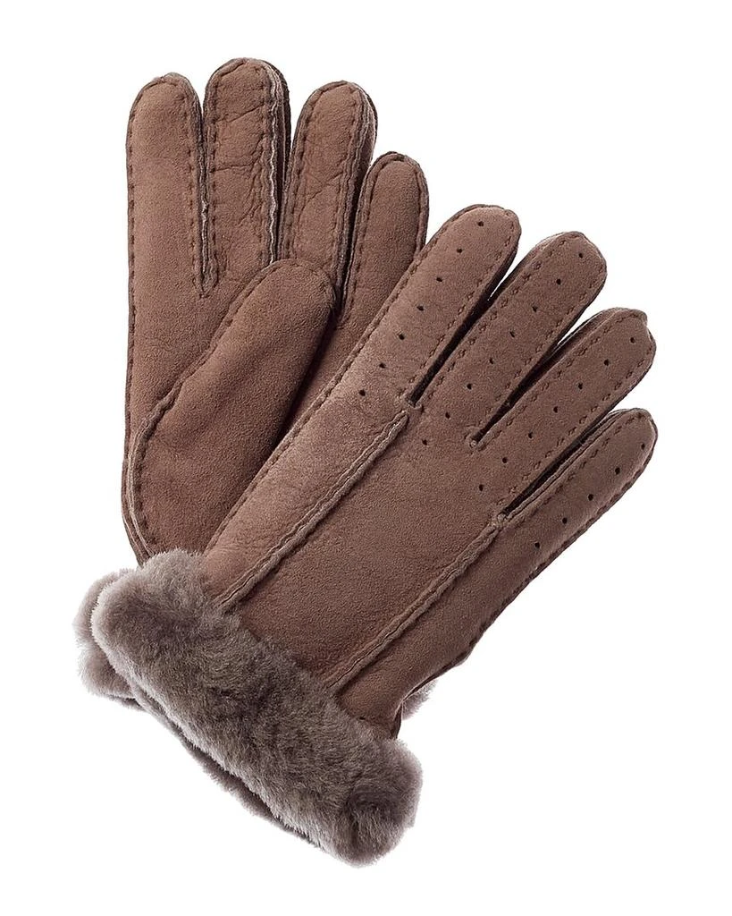 商品UGG|UGG Classic Perforated Two Point Suede Gloves,价格¥572,第1张图片