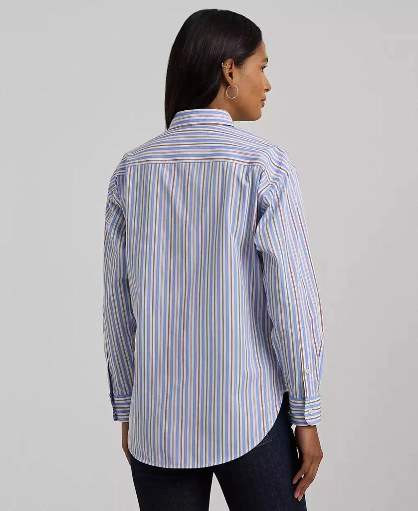 商品Ralph Lauren|Women's Cotton Collared Striped Shirt,价格¥293,第2张图片详细描述